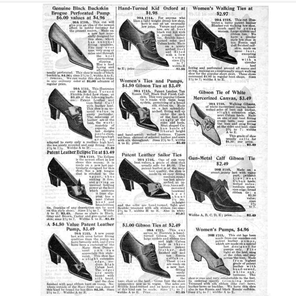 1909 Macy’s shoe sale!